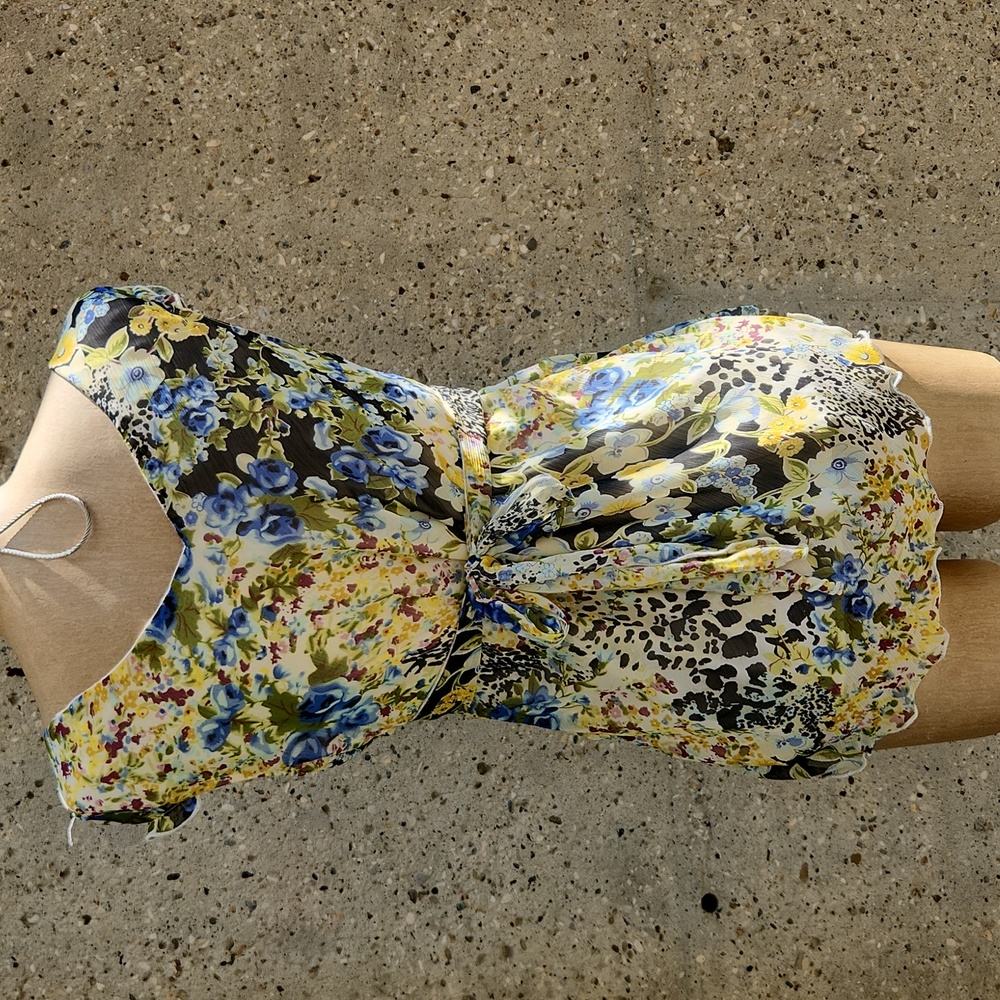 Y2K vibrant floral blouse - Picture 10 of 15